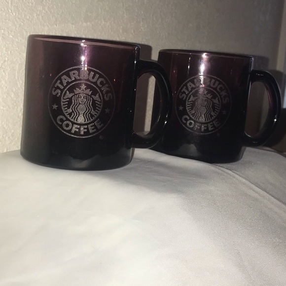 Starbucks etched glass mugs-rare color - Picture 7 of 7